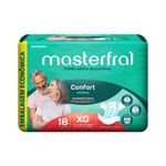 fralda geriatrica masterfral confort tamxg intensa 18 unidades 01