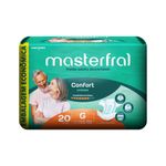 fralda geriatrica masterfral confort tamg intensa 20 unidades 01