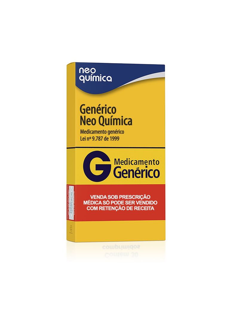 LEVETIRACETAM NEO QUIMICA COM 30 COMPRIMIDOS REVESTIDOS 750MG GENERICO