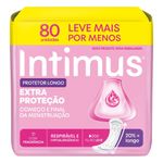 PROTETOR DIÁRIO INTIMUS EXTRA PROTEÇÃO LEVE MAIS PAGUE MENOS 80 UNIDADES