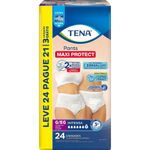 ROUPA INTIMA DESCARTAVEL TENA DERMACARE LEVE 24 PAGUE 21 ESPECIAL  TAMANHO G/EG