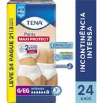 ROUPA INTIMA DESCARTAVEL TENA DERMACARE LEVE 24 PAGUE 21 ESPECIAL  TAMANHO G/EG