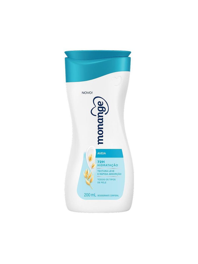 LOÇÃO HIDRATANTE MONANGE IOGURTE COM AVEIA 200ML