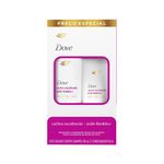 KIT SHAMPOO 350ML + CONDICIONADOR 150ML DOVE CACHOS ESCULTURAIS+ACIDO  LINOLEICO ESPECIAL