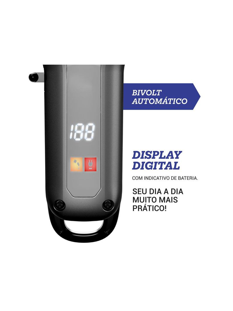 MAQUINA PARA CORTAR CABELO PHILCO PCR07 BIVOLT 10W