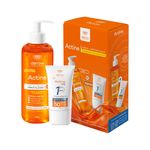 KIT ACTINE GEL DE LIMPEZA 400G + PROTETOR SOLAR ACTINE ONE FPS50 40G