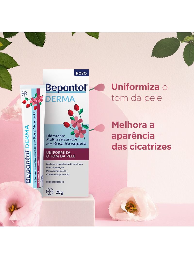 BEPANTOL DERMA 20GR CREME ROSA MOSQUETA