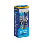 GEL DENTAL SUPER DIA E NOITE MENTA 2 UNIDADES 70GR