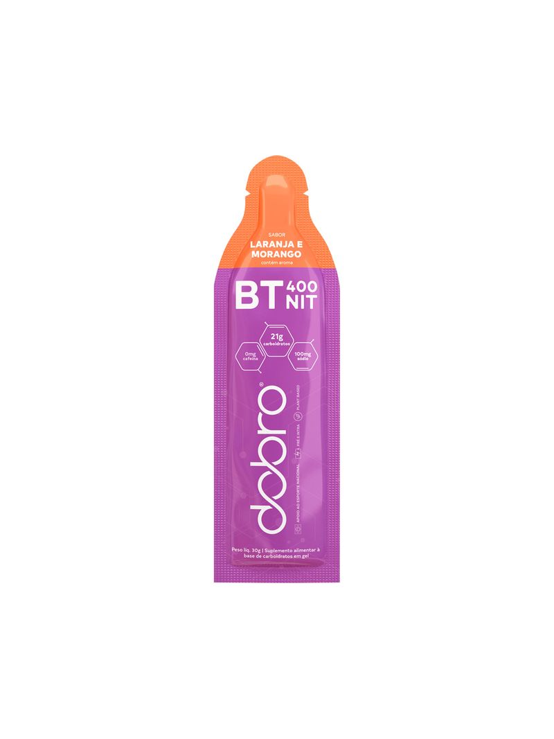 BT 400 NIT DOBRO SACHE GEL SABOR LARANJA E MORANGO 30GR
