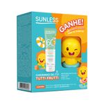 KIT PROTETOR SOLAR SUNLESS KIDS FPS60 120G + GANHE BONECO LESSITO