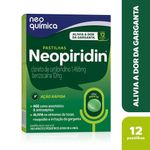 PASTILHA PARA GARGANTA NEOPIRIDIN SABOR MENTA 12 UNIDADES