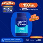 CALCIO + VITAMINA D NEO QUIMICA COM 60 COMPRIMIDOS
