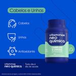 MULTIVITAMÍNICO NEO QUÍMICA CABELOS E UNHAS 60 CÁPSULAS