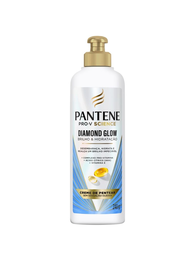 CREME PARA PENTEAR PANTENE PRO-V SCIENCE DIAMOND GLOW 240GR