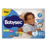 FRALDA BABYSEC GALINHA PINTADINHA TAM.XXG ULTRASEC MEGA 28 UNIDADES