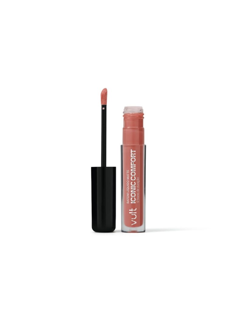BATOM LÍQUIDO VULT ICONIC COMFORT MATTE MARROM ATITUDE 4ML