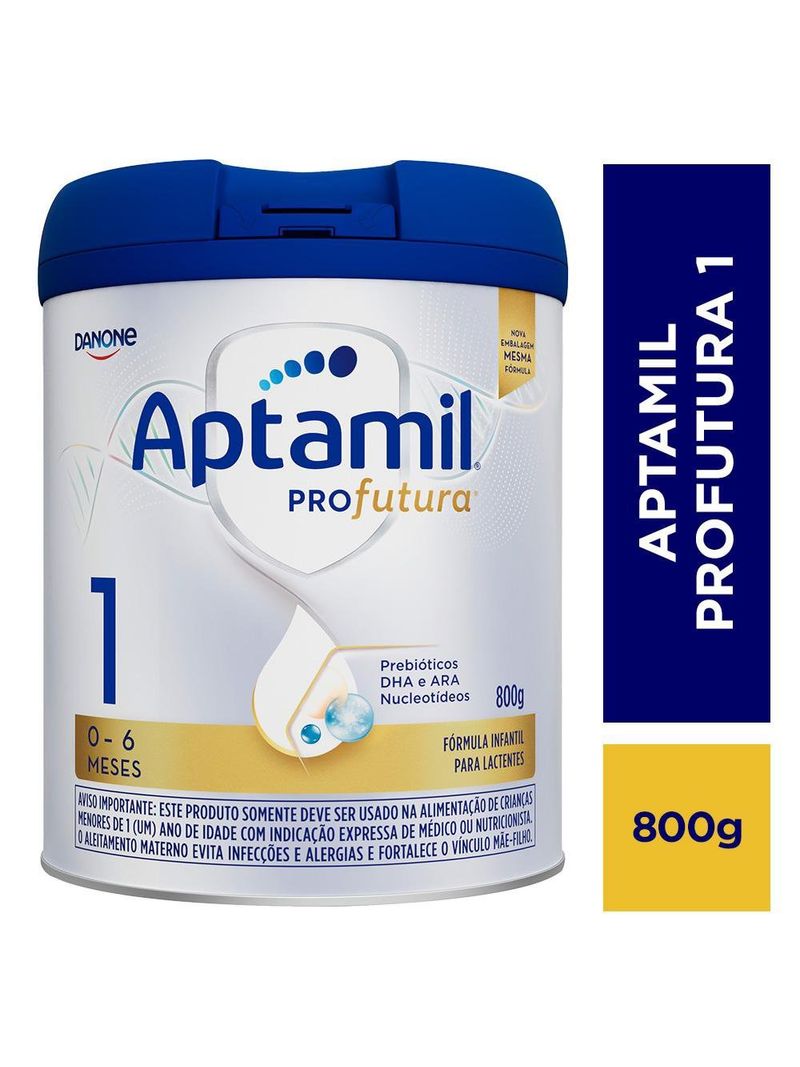 FÓRMULA INFANTIL APTAMIL PROFUTURA 1 800G 0-6 MESES