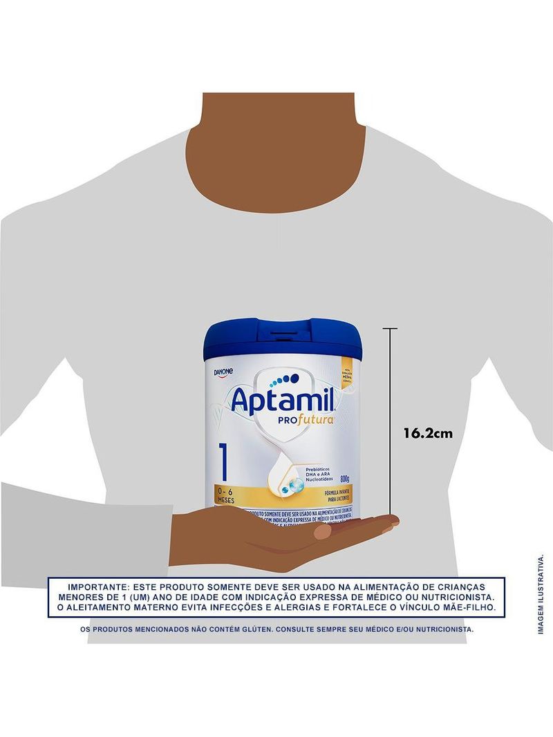 FÓRMULA INFANTIL APTAMIL PROFUTURA 1 800G 0-6 MESES