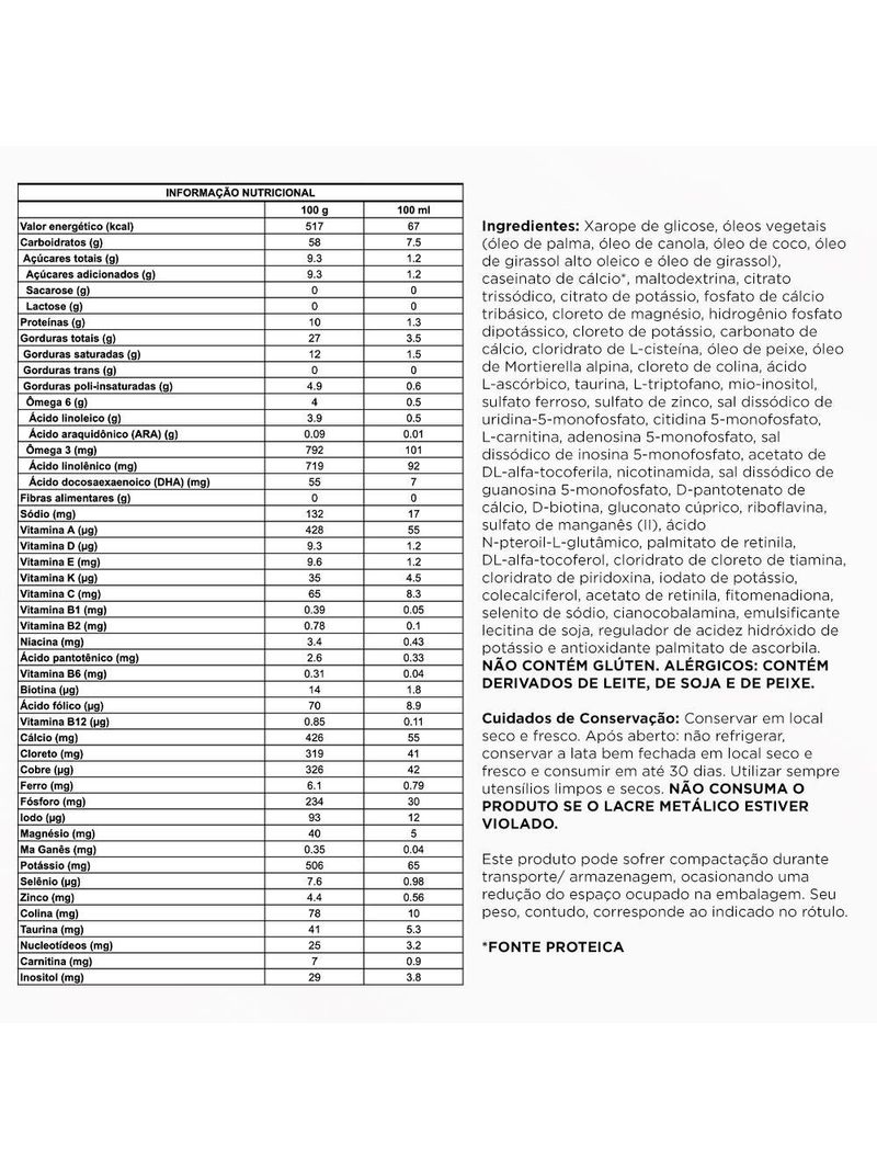FÓRMULA INFANTIL APTAMIL SL DANONE 800G
