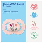 CHUPETA MAM ORIGINAL TRENDS 6+ MESES ROSA