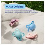 CHUPETA MAM ORIGINAL SILICONE LILÁS 0 A 6 MESES CH20212