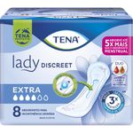 ABSORVENTE PARA INCONTINÊNCIA URINÁRIA TENA LADY DISCREET EXTRA 8  UNIDADES
