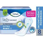 ABSORVENTE PARA INCONTINÊNCIA URINÁRIA TENA LADY DISCREET EXTRA 8  UNIDADES