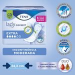 ABSORVENTE PARA INCONTINÊNCIA URINÁRIA TENA LADY DISCREET EXTRA 8  UNIDADES