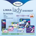 ABSORVENTE PARA INCONTINÊNCIA URINÁRIA TENA LADY DISCREET EXTRA 8  UNIDADES